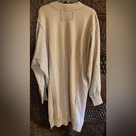 NWT Free People S We The Free Dreamy Blue Cardigan in Cuban Sand Tan New $148 - Picture 8 of 8